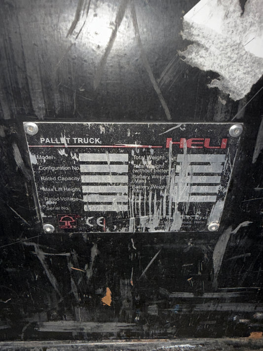 Zorra eléctrica Mod. DC20 HELI Litio 2000Kg