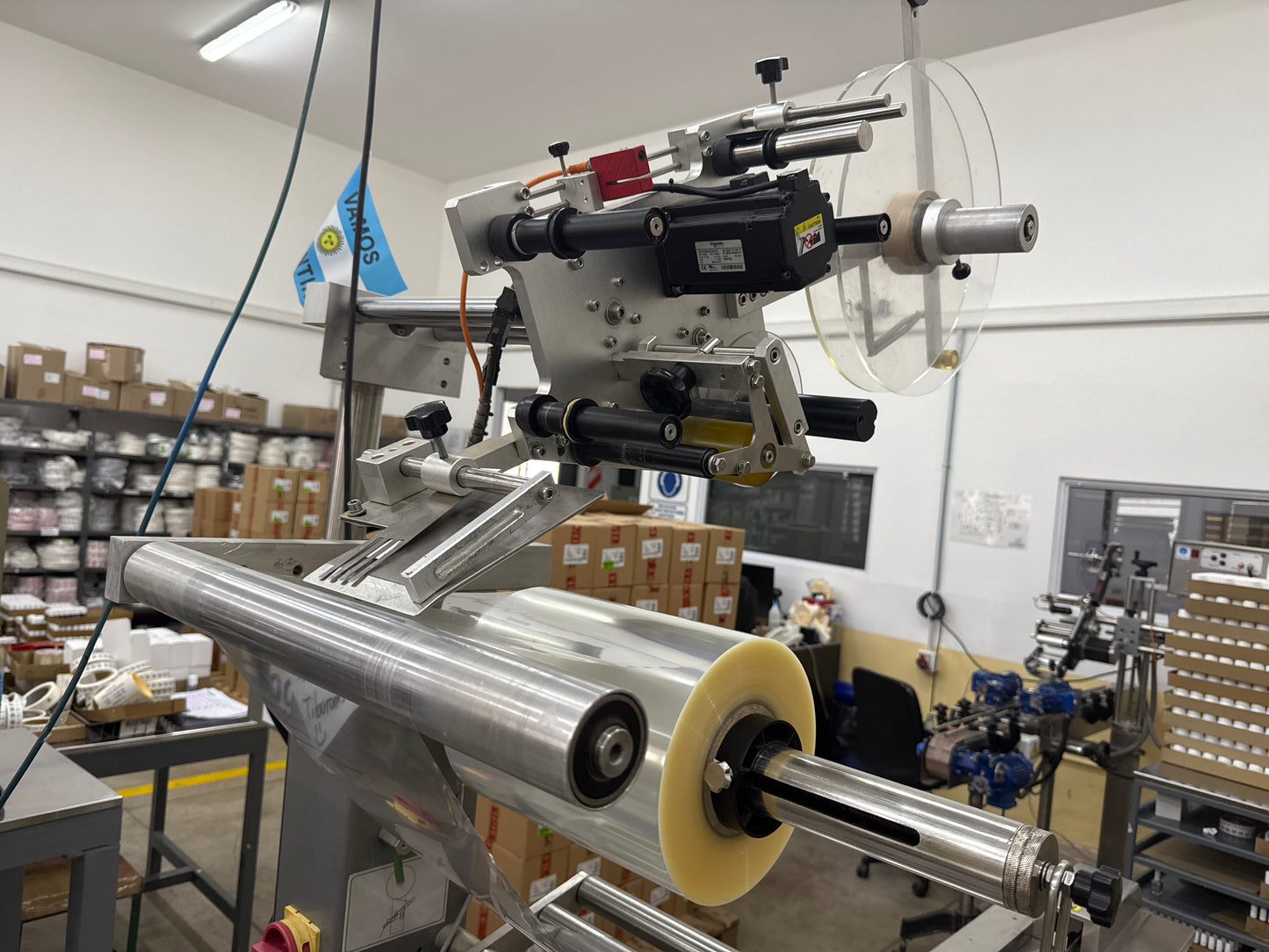 Flow Pack Baires Pack FP A40051 con etiquetadora automática