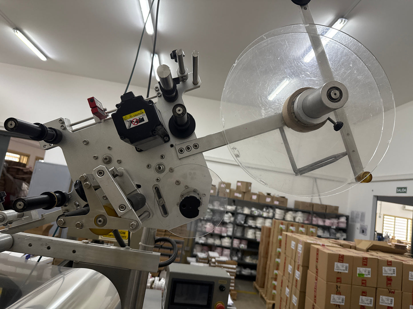 Flow Pack Baires Pack FP A40051 con etiquetadora automática