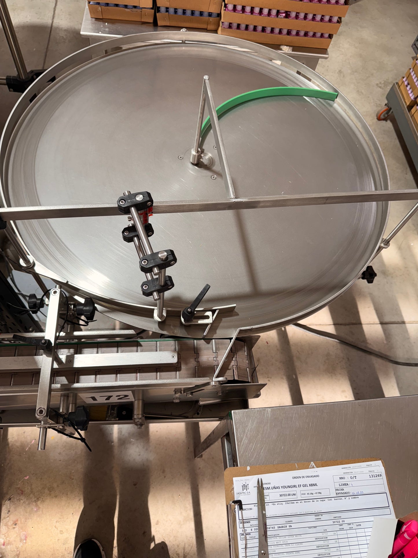 Pulmón de acero inoxidable 1 metro