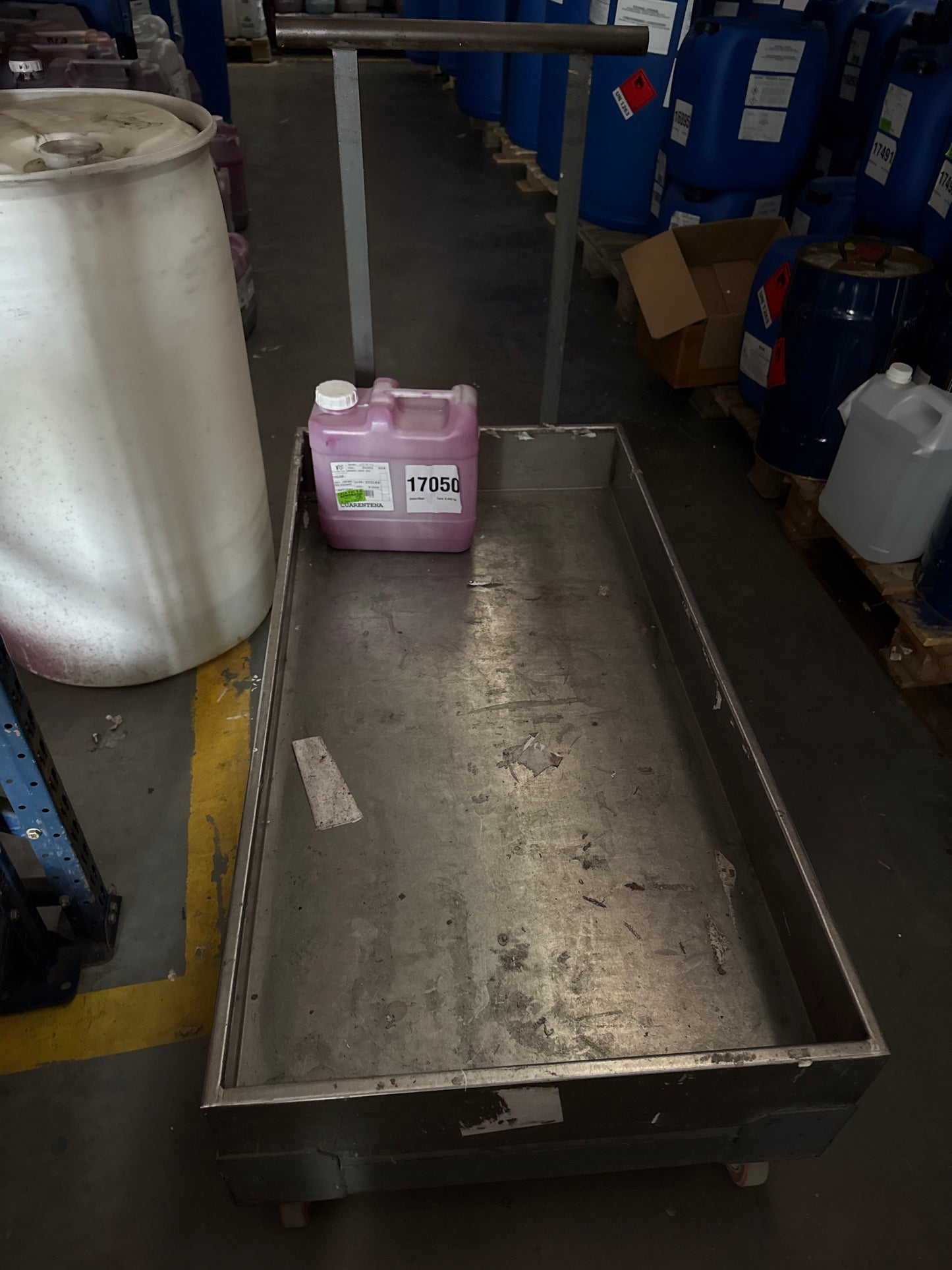 Carro acero inoxidable con laterales