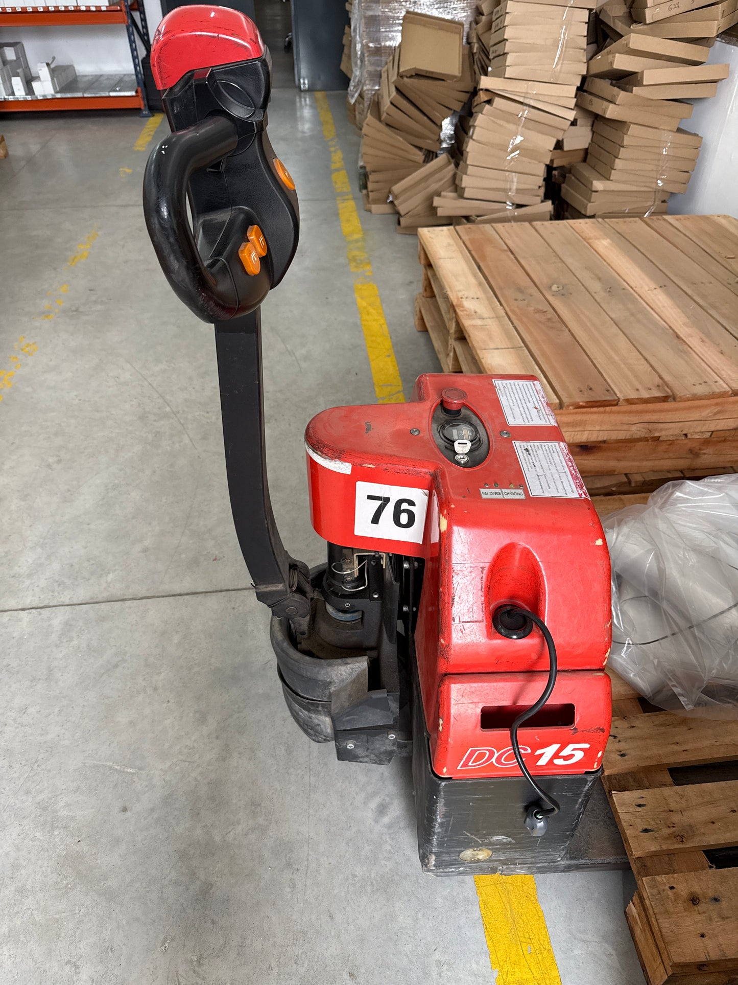 Zorra de piso HELI eléctrica DC15 ARREGLAR BATERIA