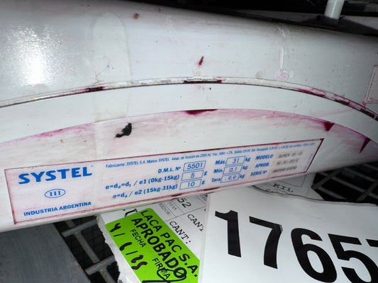 Balanza digital Systel Bumer 30 v2